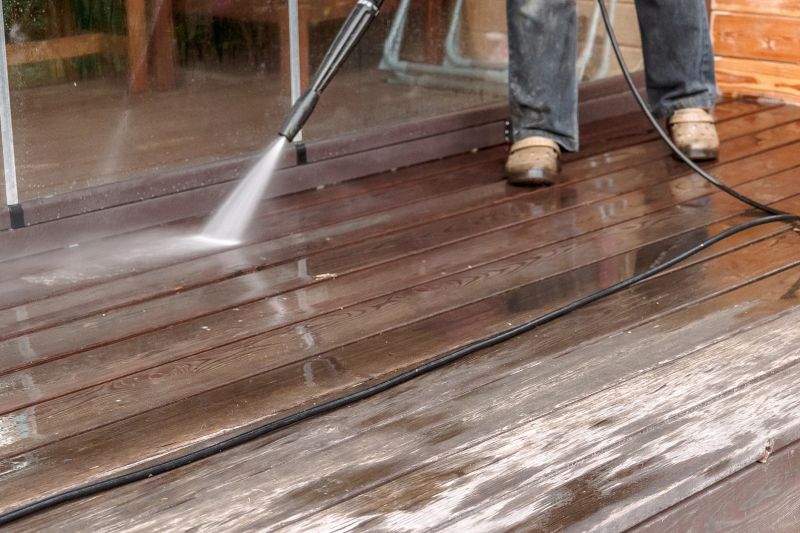 Deck Cleaning Process